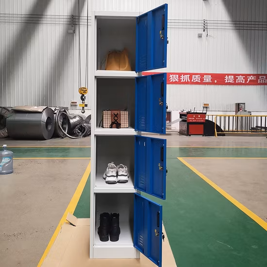 Knock Down 3 Door Metal Storage Locker for Students