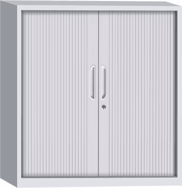 Büromöbel, Rollladenschrank, mobiler Caddy-Sockel aus Metall