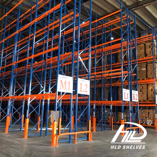 Hochleistungslager-Industriepaletten-Lagerregale aus Stahl