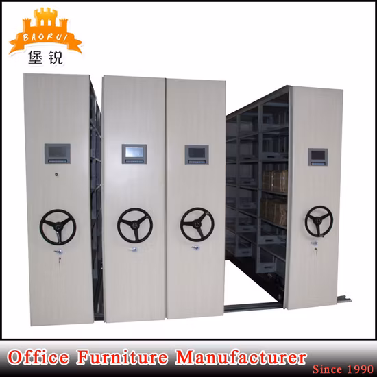 Elektronisches automatisches mobiles Regal für Bibliothek, kompaktes Bücherregal